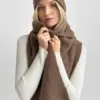 Шарф жіночий мокко Альпака