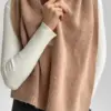 Шарф жіночий персиковий Альпака