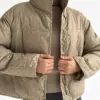 Куртка дута з коміром у горох капучино onesize