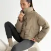 Куртка дута з коміром у горох капучино onesize