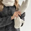 Хомут Teddy білий колір