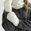 Хомут Teddy білий колір