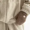 Костюм Тедді бомбер + штани бежевий (onesize)