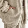 Костюм Тедді бомбер + штани бежевий (onesize)