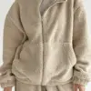 Костюм Тедді бомбер + штани бежевий (onesize)