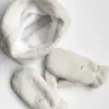 Рукавиці Teddy білий колір