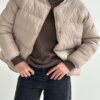 Куртка стьобана дута мокко "onesize"