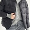 Куртка стьобана дута чорна "onesize"