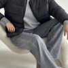 Куртка стьобана дута чорна "onesize"