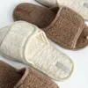 Капці домашні жіночі HS відкриті TEDDY коричневі