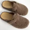 Клоги жіночі Teddy з ремінцем коричневі