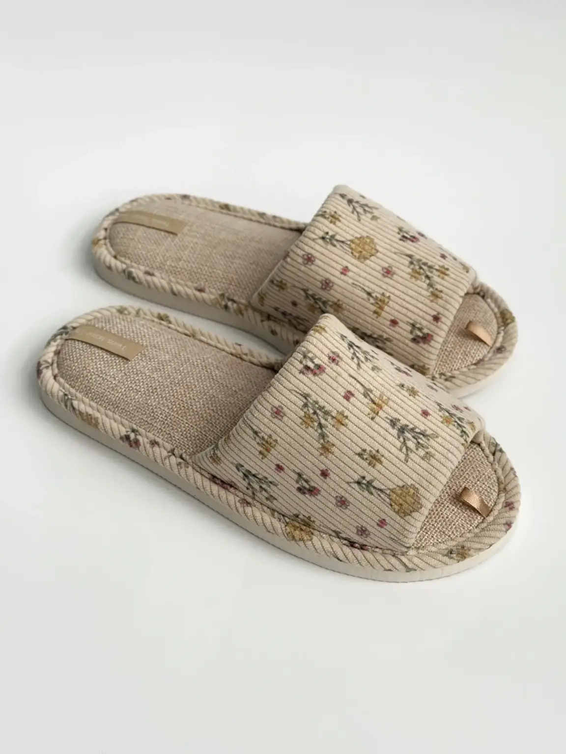 Капці домашні жіночі HS-VL вельвет Provence beige