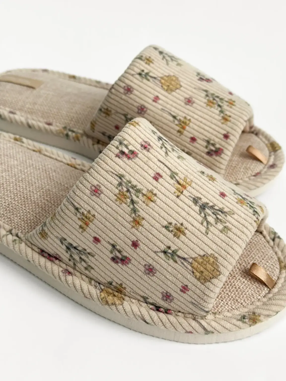 Капці домашні жіночі HS-VL вельвет Provence beige