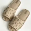 Капці домашні жіночі HS-VL вельвет Provence beige