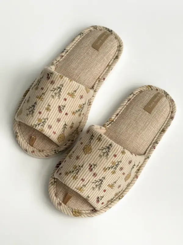 Капці домашні жіночі HS-VL вельвет Provence beige