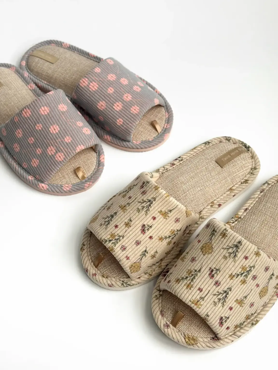 Капці домашні жіночі HS-VL вельвет Provence beige