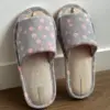 Капці домашні жіночі HS-VL вельвет Spring blue