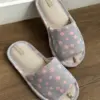 Капці домашні жіночі HS-VL вельвет Spring blue