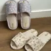 Капці домашні жіночі HS-VL вельвет Provence beige