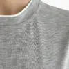 Футболка з білим кантом сіра, onesize
