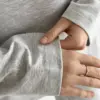 Трикотаж Кулір комплект лонгслів широкий та штани сірий