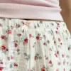 Шорти муслін МОНО троянда дрібна на молочному