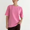 Футболка з білим кантом рожева, onesize
