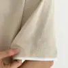 Футболка з білим кантом бежева, onesize