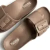 Twins капці пляжні та вуличні з ремінцем коричневі (=)