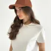 Кепка коричнева з натурального котону (100% бавовна)