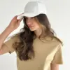 Кепка біла з натурального котону (100% бавовна)