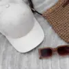 Кепка біла з натурального котону (100% бавовна)