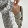 Муслін 2х шаровий Штани шаровари клітина сіра на молочном