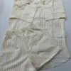 Костюм сорочка та шорти котон "жовта смужка на молочному", SALE (з дефектами)