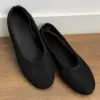 Взуття Балетки жіночі сіточка, чорні з кантом дайвінг PVC