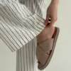 Штани котон широка смужка з куліскою молоко/чорний