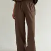 Костюм трикотаж футболка та Штани коричневий