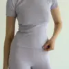 Yoga футболка лавандова
