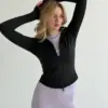 Yoga кофта на блискавці чорна