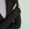Yoga кофта на блискавці чорна